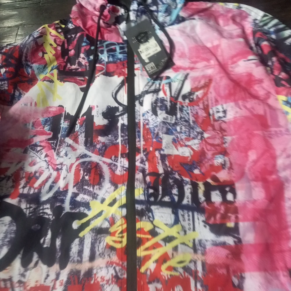 Encrypted Mens Zip Up Hoodie Colorful Muticolor Zip Up Pockets Citi Trends Cozy.